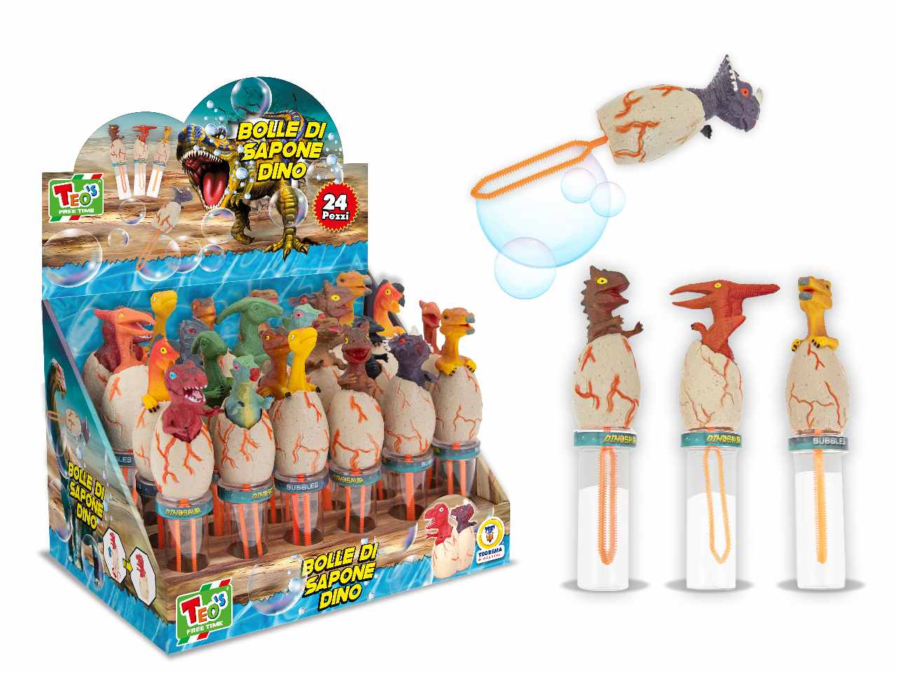 BOLLE DI SAPONE DINOSAURO 67191