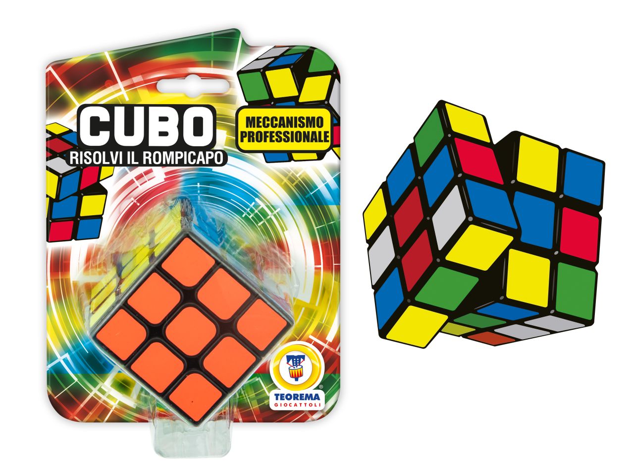 GIOCO CUBO MULTICOLOR IN BLISTER 68391