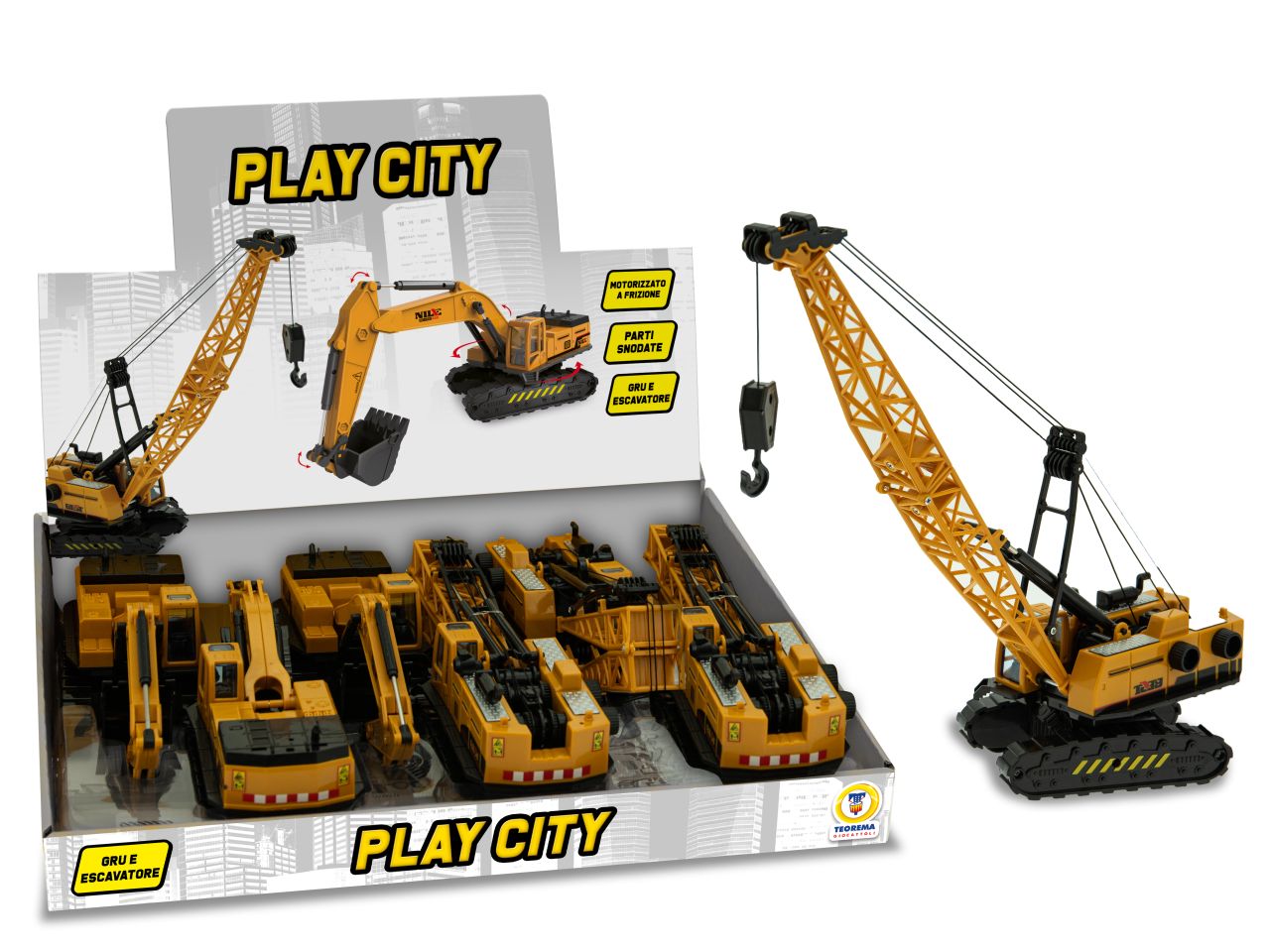 PLAY CITY GRU ED ESCAVATORE A F 66783 PLAY CITY GRU ED ESCAVATORE A F 66783