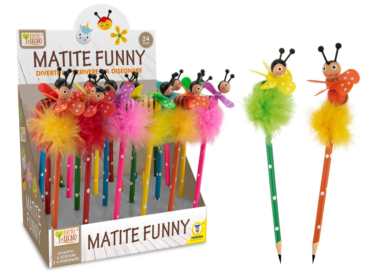 FATTO DI LEGNO – MATITE APETTE IN 40573
