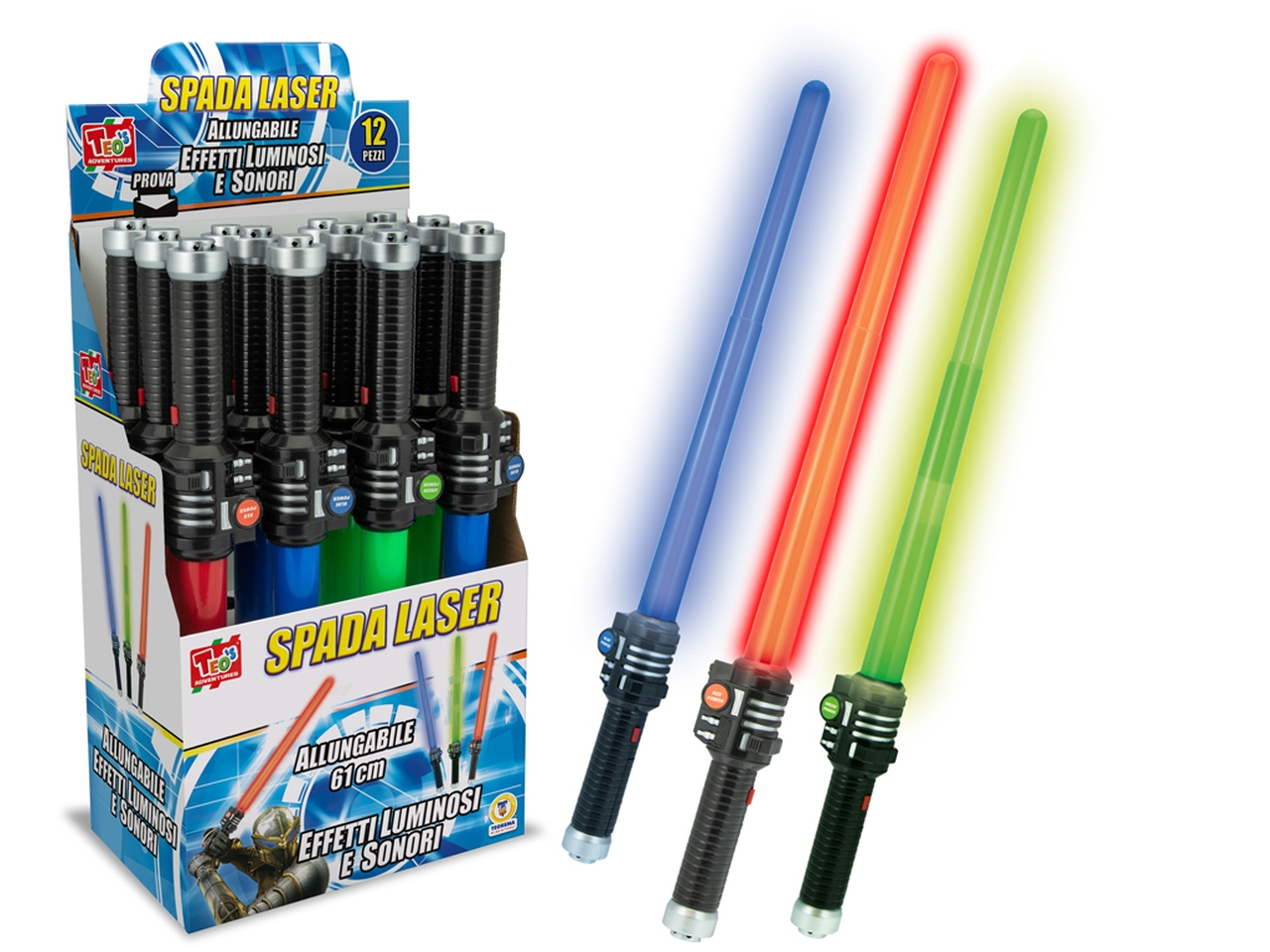 SPADA LASER 3 COLORI ASS 68355