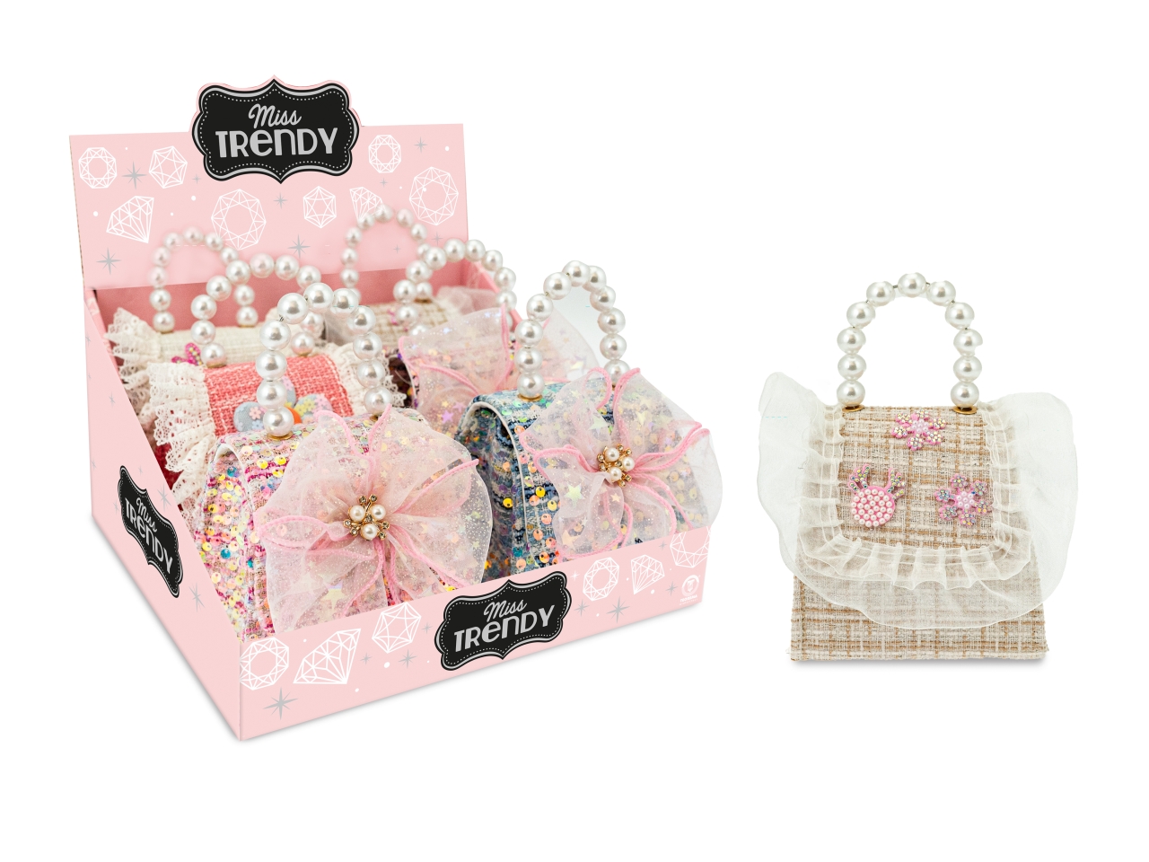 MINI POCHETTE CHIC PAILLE. 6 ASS. 52339