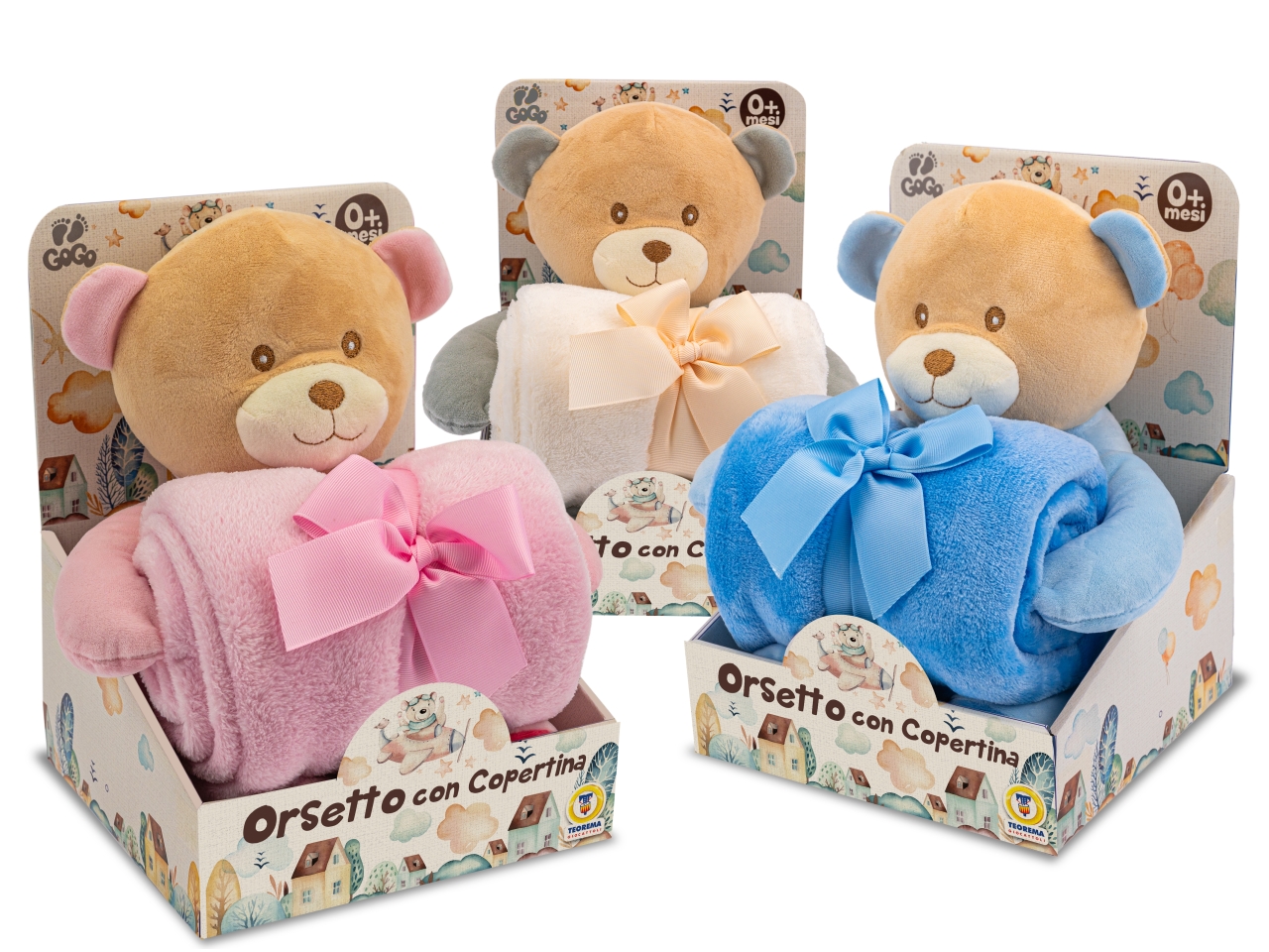 GOGO – ORSETTO C/COPERTINA 3 ASS 39484