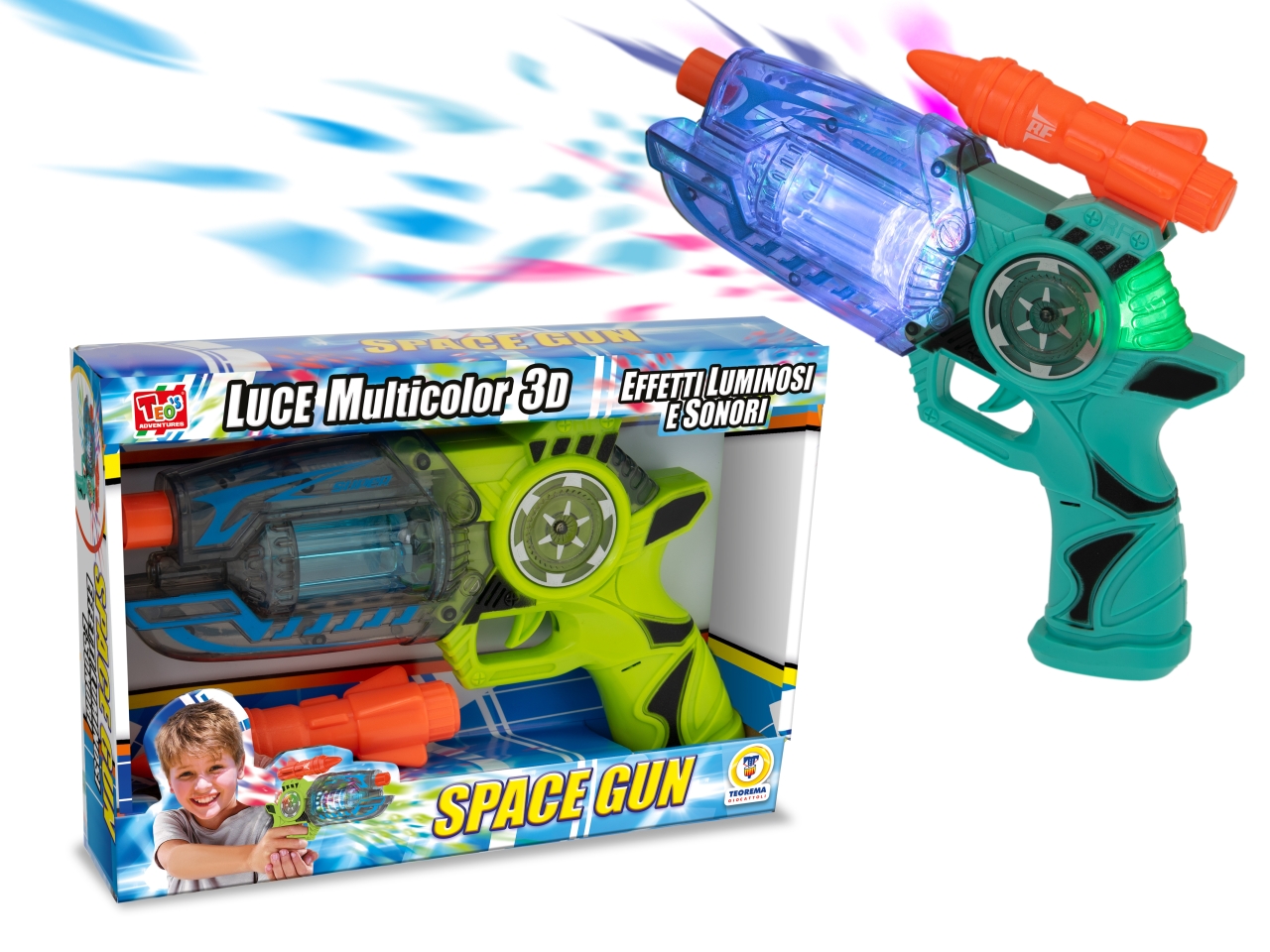 PISTOLA SPAZIALE LUCI E SUONI 68698 PISTOLA SPAZIALE LUCI E SUONI 68698