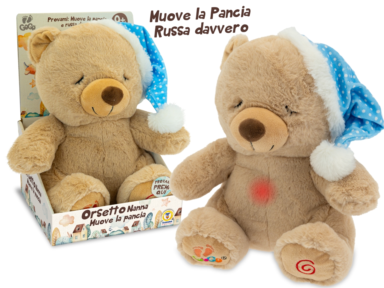 GOGO ORSETTO NINNA NANNA 25CM 39478