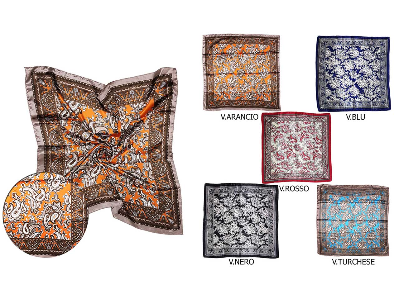 BASILE FOULARD LEOPARD ASS. BES.195