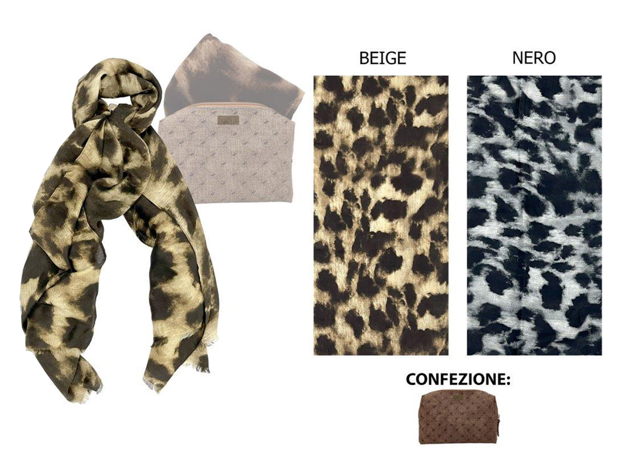 STOLA BASILE ANIMALIER ASS. BS.1123