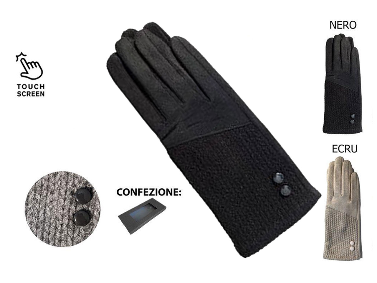 GUANTO DONNA BASILE ASS.BS.1080