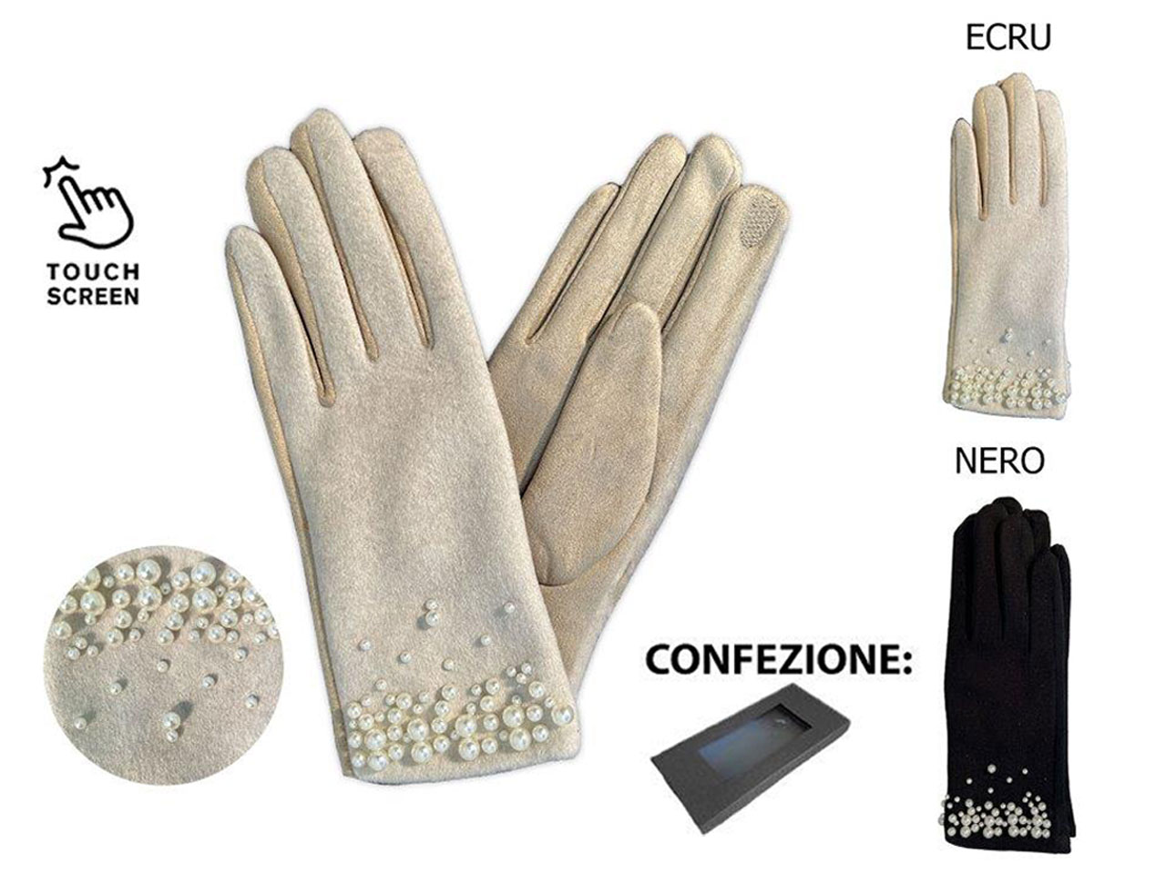 GUANTO DONNA BASILE ASS. BS.1082