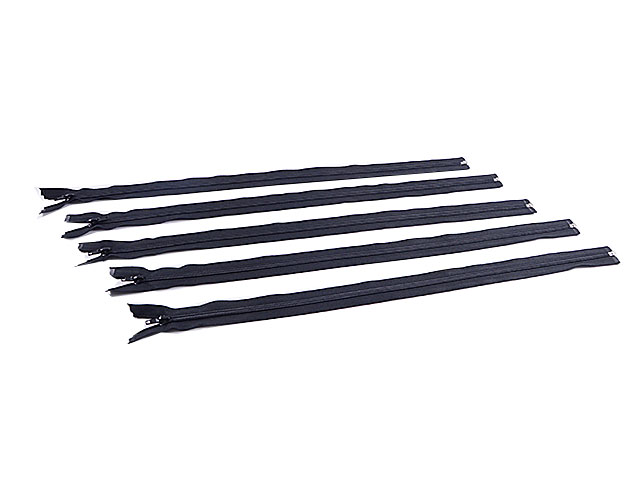 CERNIERA PER GIUBBINO 60cm 5pz U580