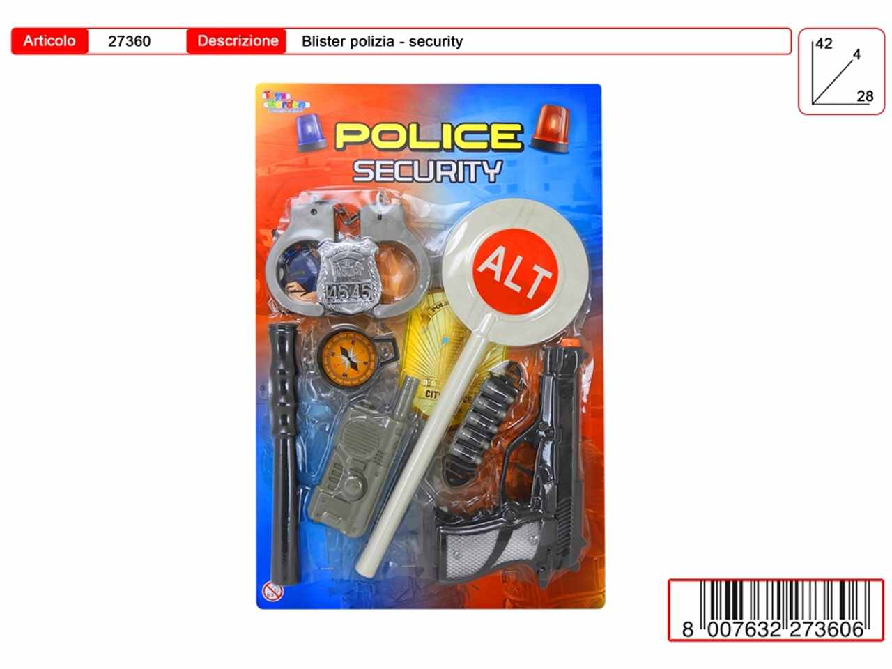 ARMI CON PALETTA 27360