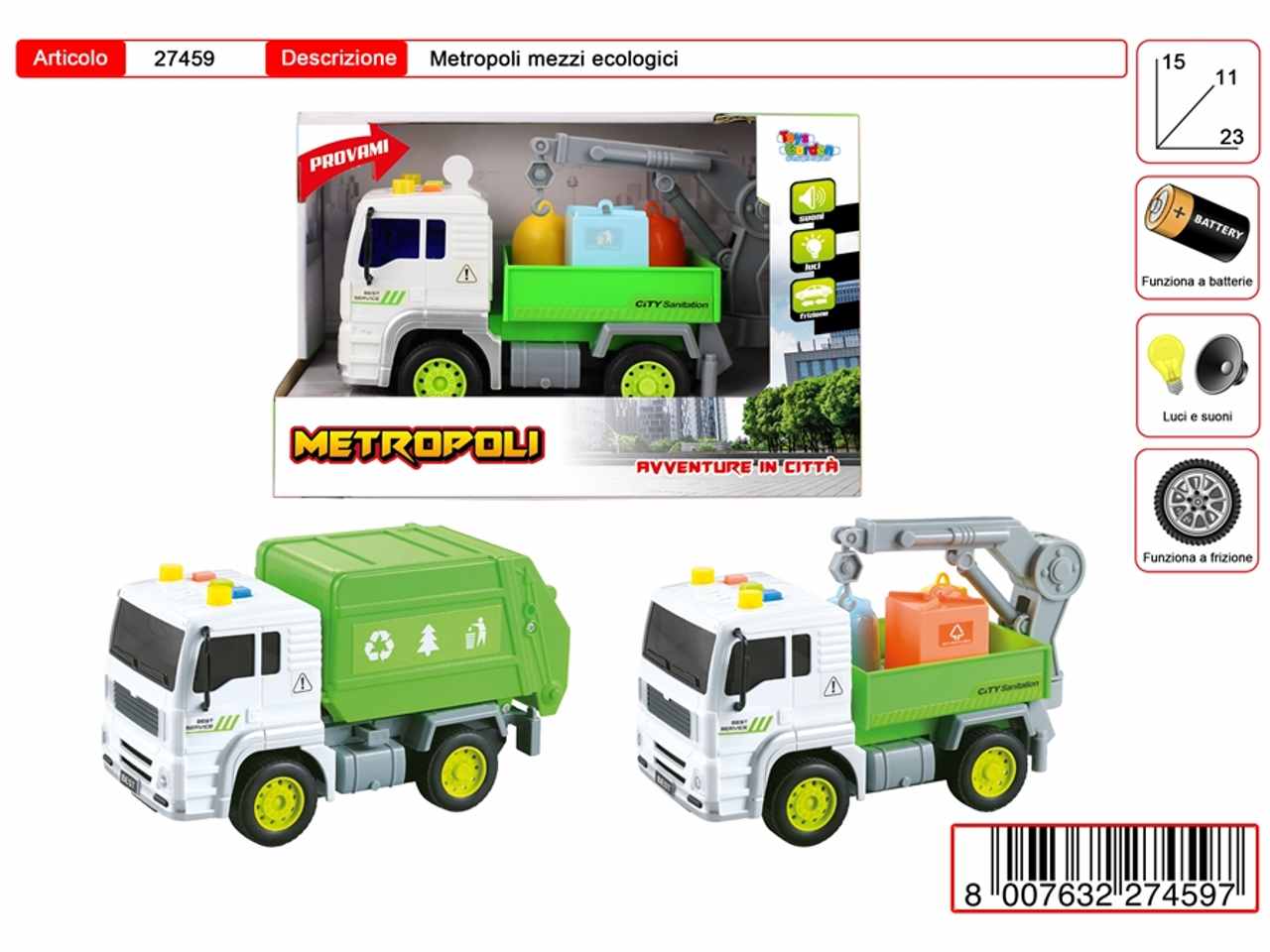 METROPOLI MEZZI ECOLOGICI 27459 METROPOLI MEZZI ECOLOGICI 27459