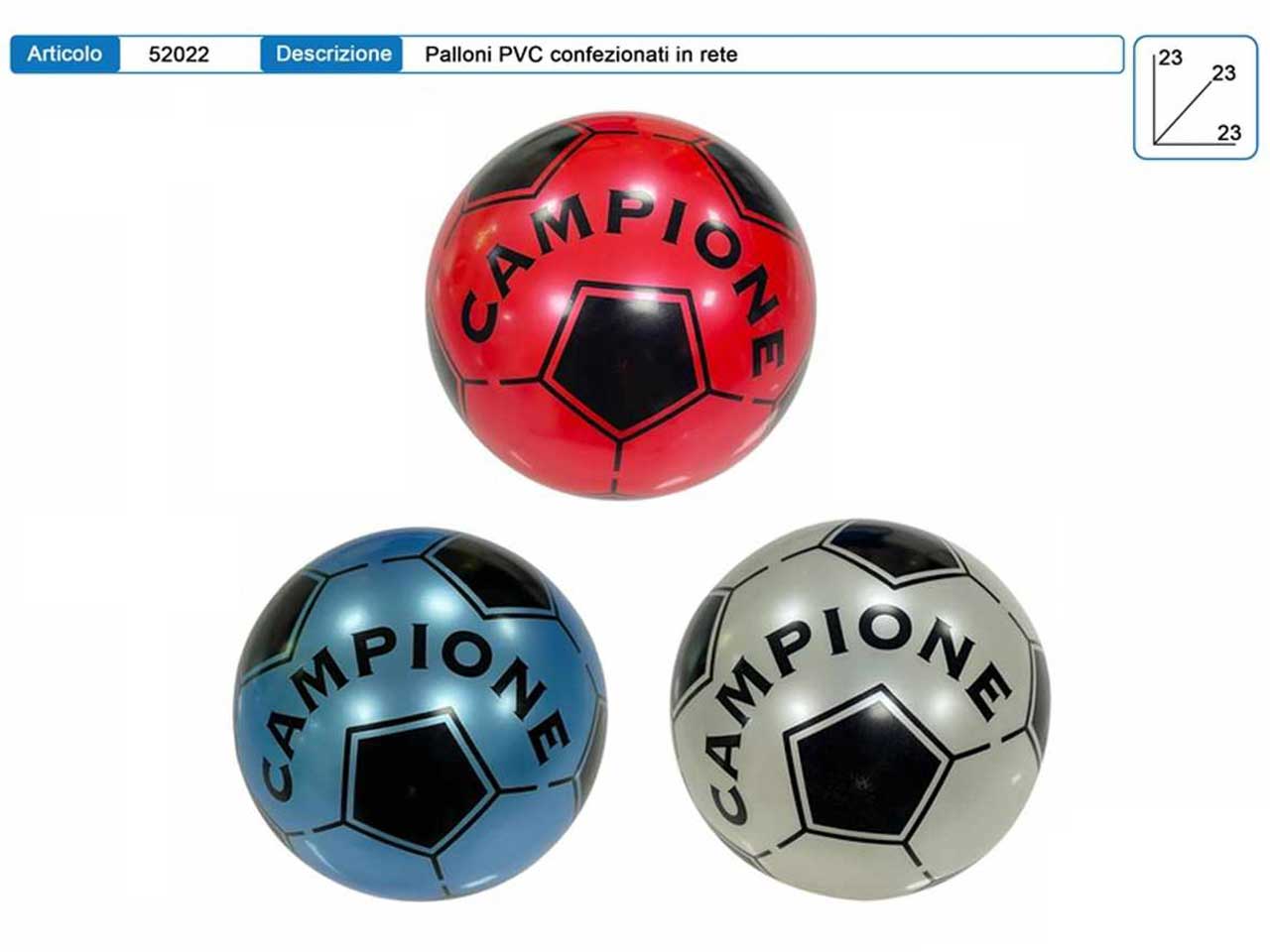 PALLA CAMPIONE 23CM 120GR 52022