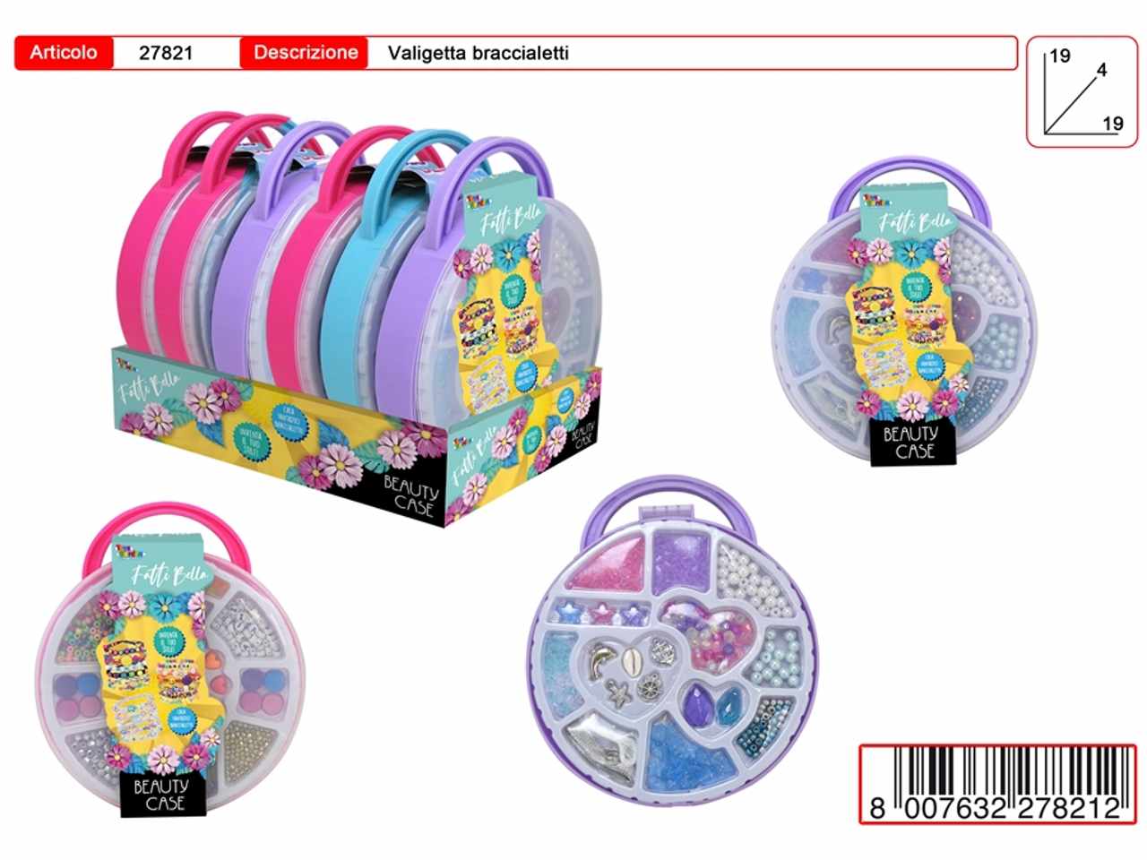 PERLINE IN VALIGETTA 27821 PERLINE IN VALIGETTA 27821