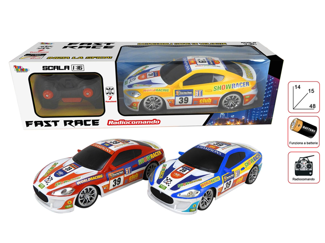 FAST RACE RADIOCOMANDATO SCALA 1: 27019 FAST RACE RADIOCOMANDATO SCALA 1: 27019