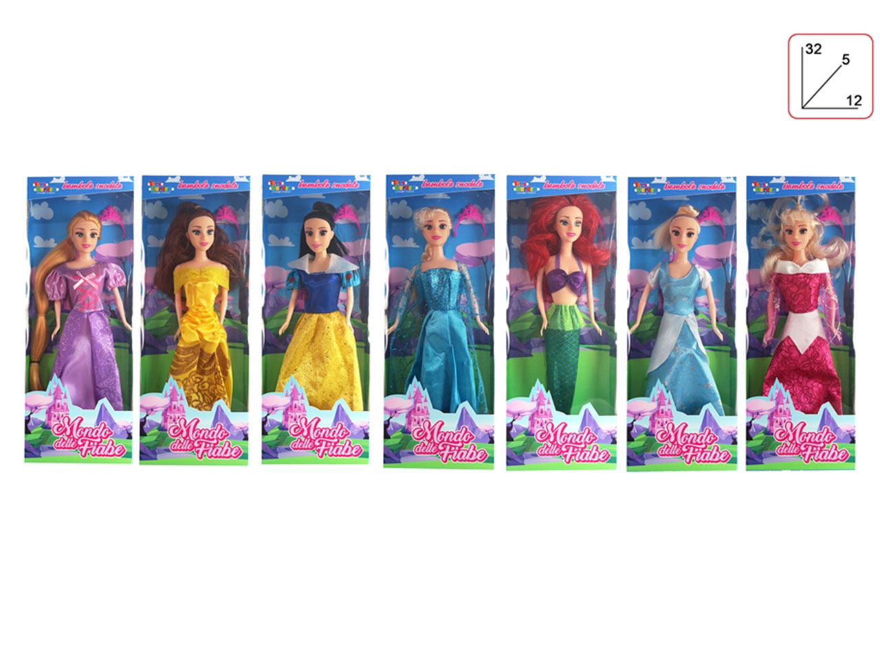 BAMBOLA PRINCIPESSE 28045