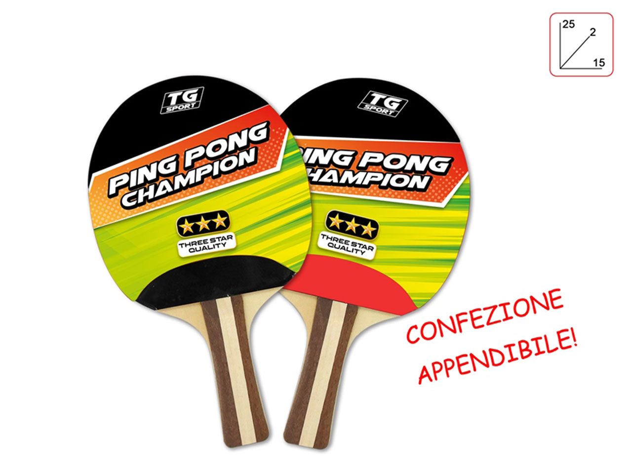 RACCHETTA PINGPONG 3 STELLE 53011