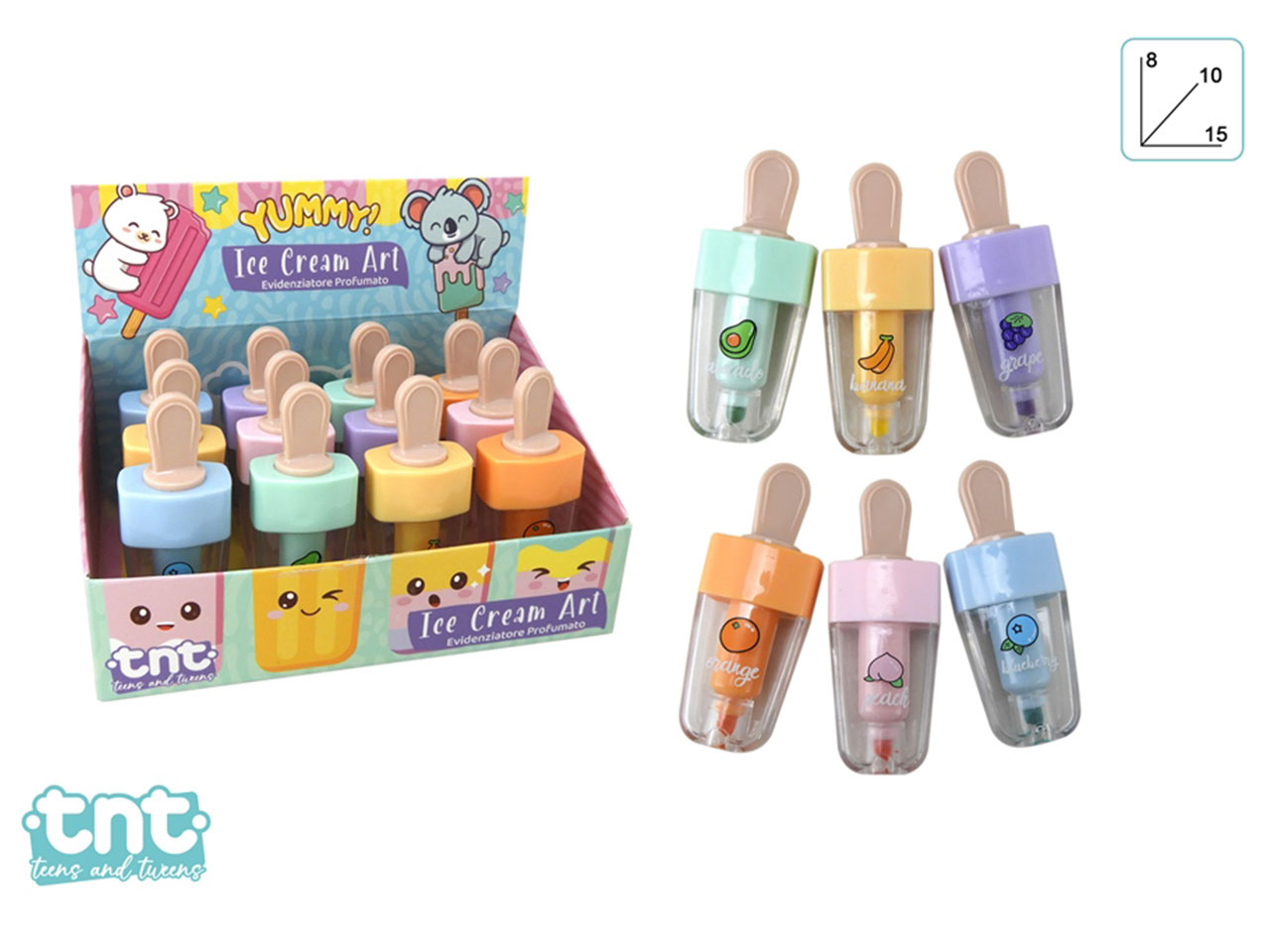 TNT ICECREAM ART EVIDENZIATORE 8CM 9202