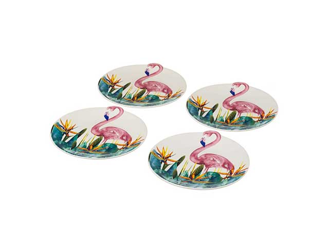 L.FLAMINGO PIATTO 24x23x2,30cm 125292