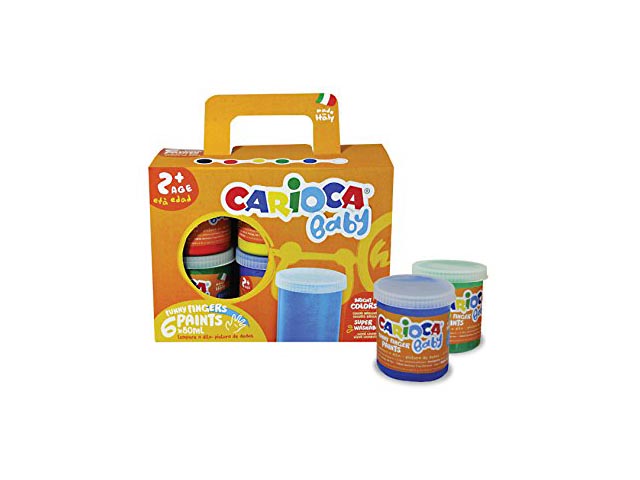 CARIOCA TEMEPERA A DITA 6pz 80ml KO032 CARIOCA TEMEPERA A DITA 6pz 80ml KO032