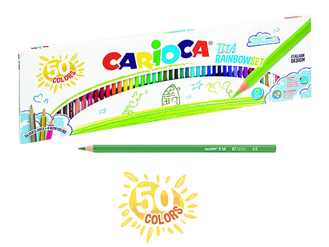 CARIOCA PASTELLI TITA RAINBOW 50pz 4299 CARIOCA PASTELLI TITA RAINBOW 50pz 4299