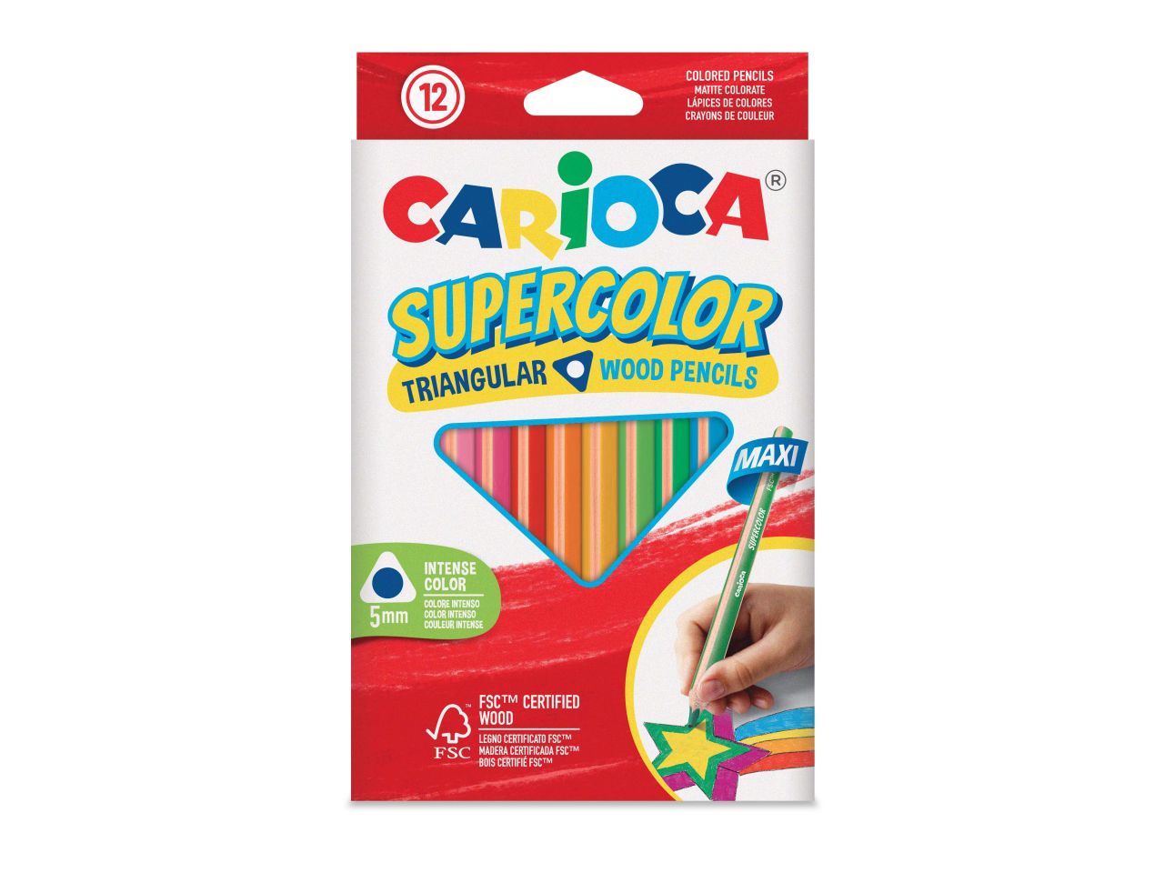 CARIOCA PASTELLI MAXI TRIANGOLARI 43451 CARIOCA PASTELLI MAXI TRIANGOLARI 43451