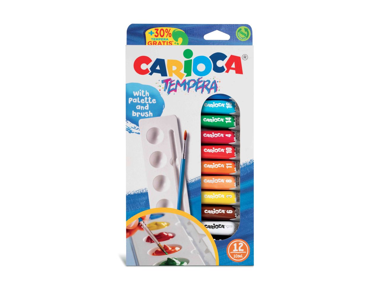 CARIOCA TEMPERA TUBETTO 10 ML – L 40012 CARIOCA TEMPERA TUBETTO 10 ML – L 40012