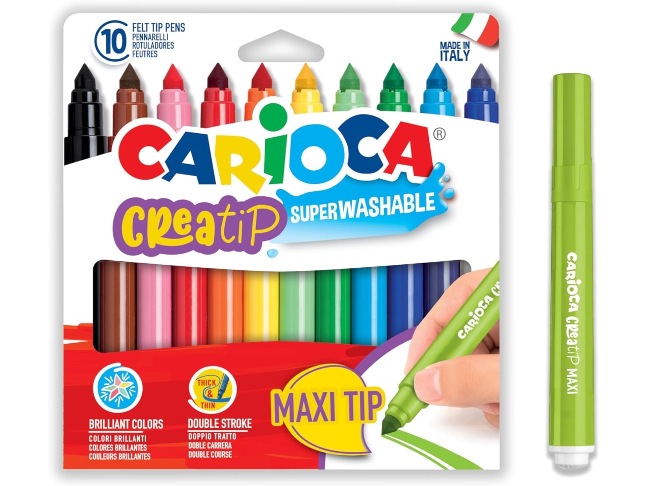 CARIOCA CREATIP MAXI 10PZ 44000