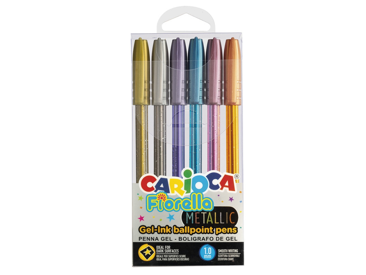 CARIOCA METALLIC FIORELLA GEL 6PZ 43363