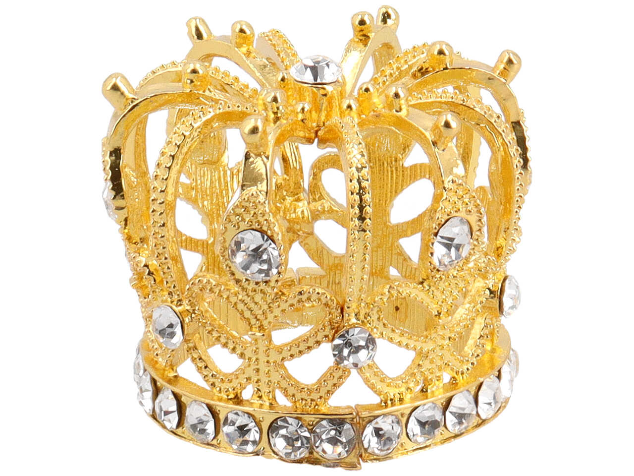 CORONA METALLO 4,4x4cm ORO CK8523 CORONA METALLO 4,4x4cm ORO CK8523