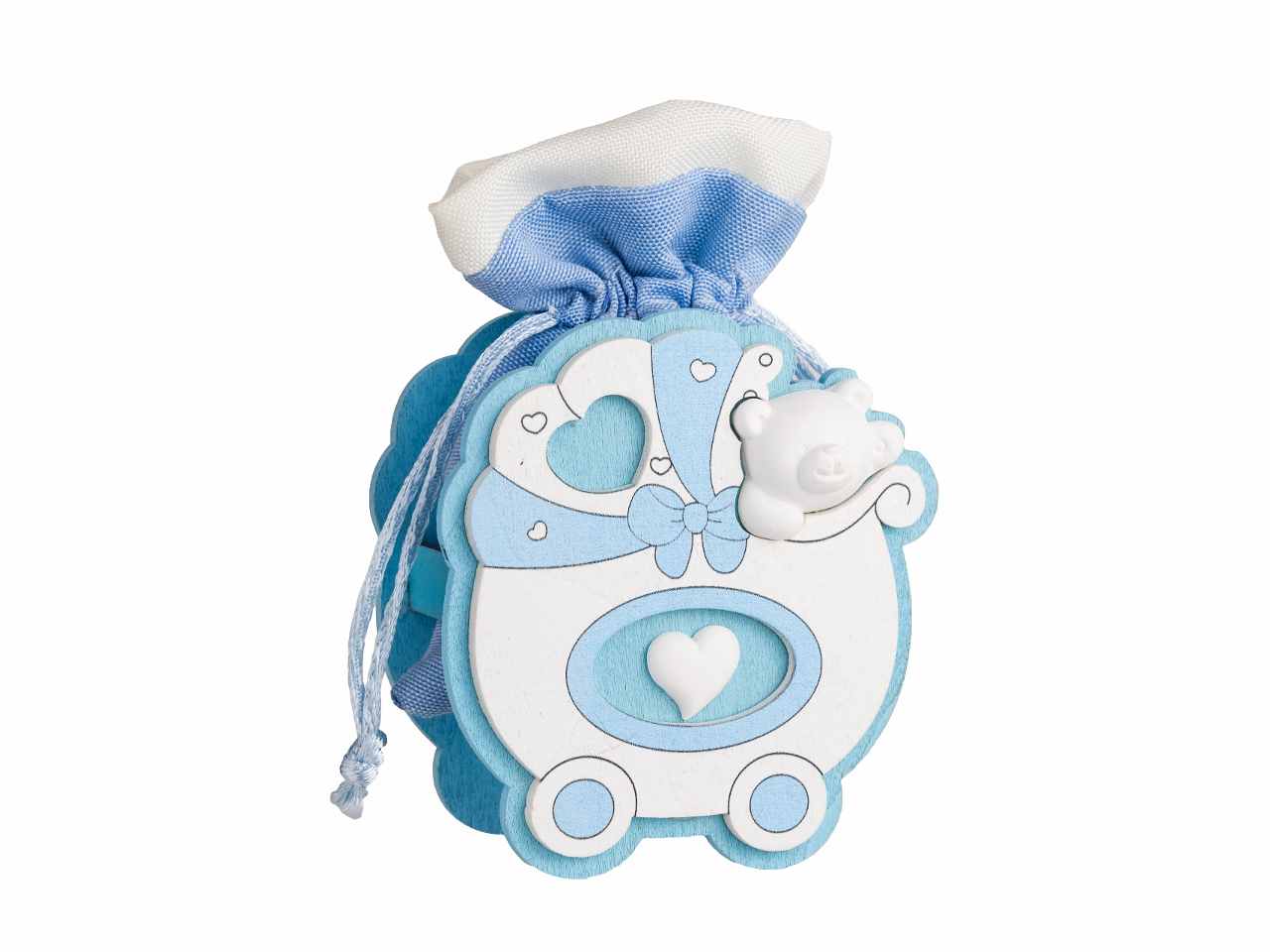 SCATOLA LEGNO BATTESIMO AZZ.CK8505 CS