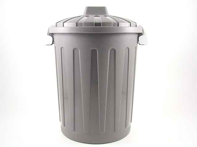 BIDONCINO C/COPERCHIO 23Lt.GREY L02300