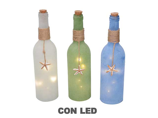 BOTTIGLIA VETRO LED 7,3h30cm 5127910000 BOTTIGLIA VETRO LED 7,3h30cm 5127910000