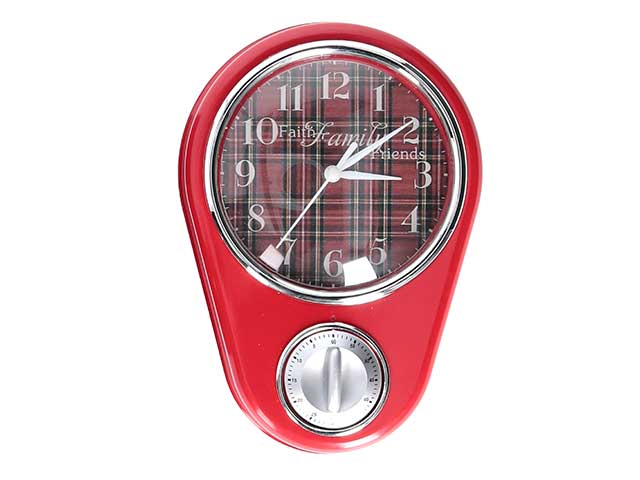 OROLOGIO C/TIMER ROSSO 1869850000