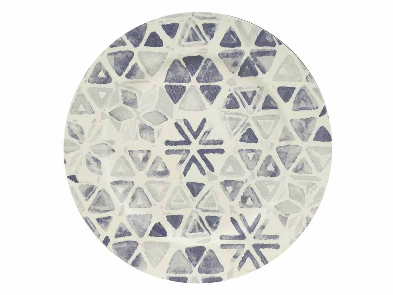 S.PIATTO GEOMETRICO BLU 33cm 9124870000