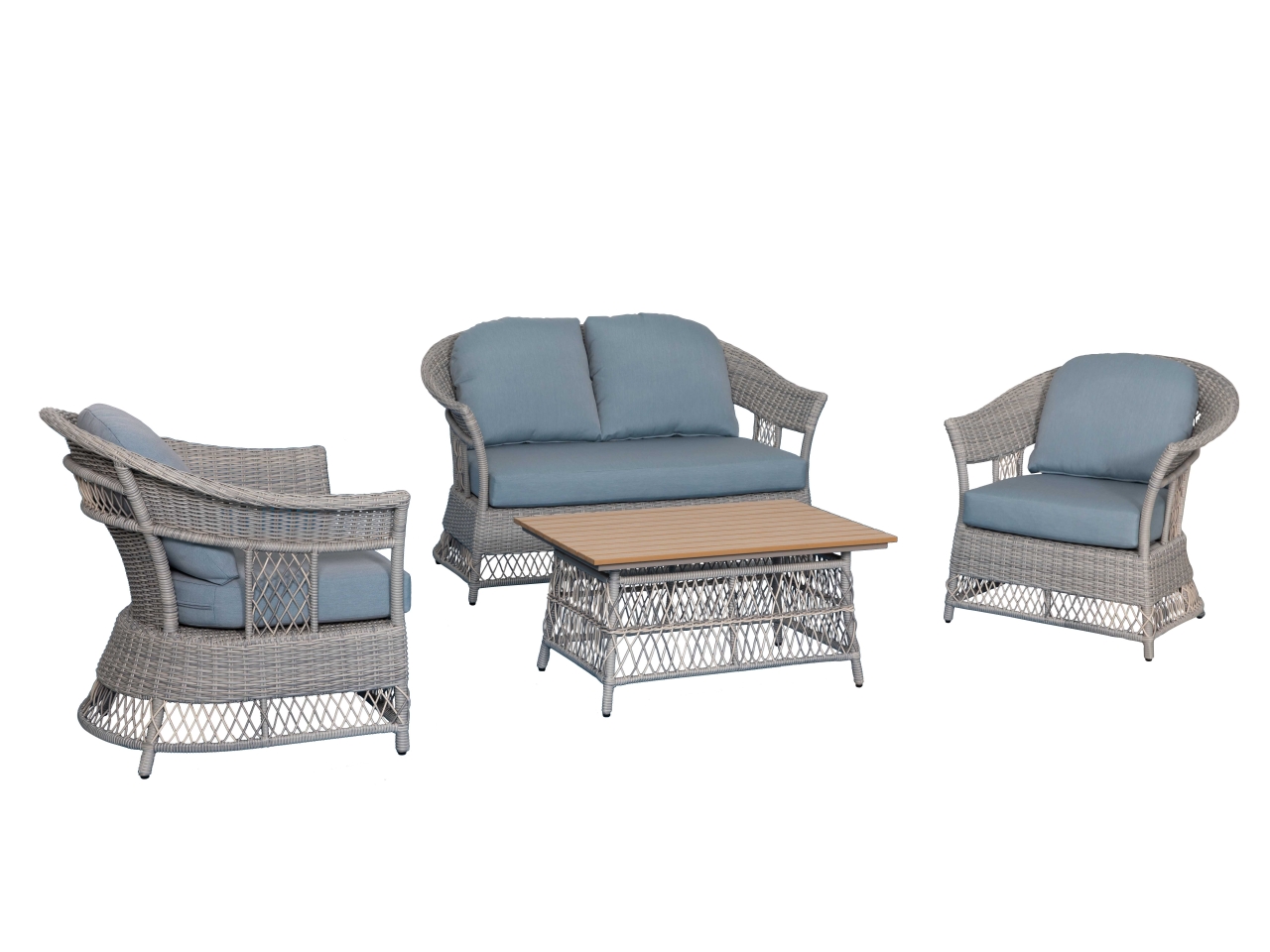 SALOTTO ALLUMINIO GRIGIO 2P 6461870000