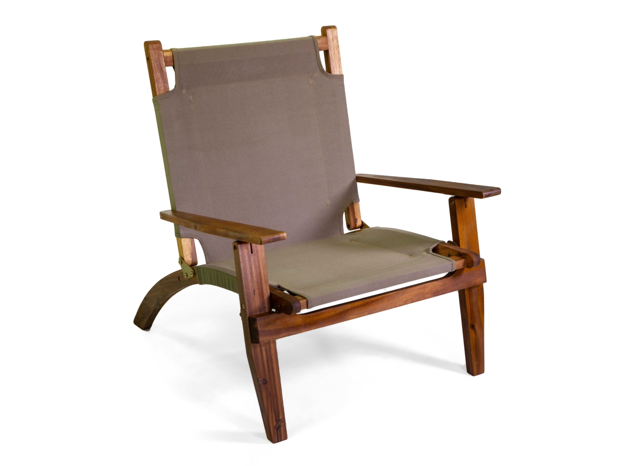 POLTRONA LEGNO VERDE MILITA. 7501330000