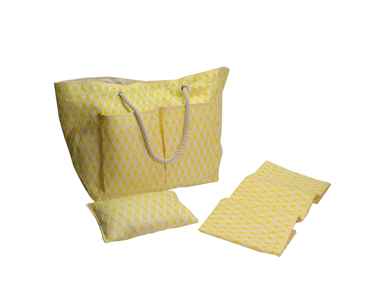 BORSA MARE TESSUTO GIALLO 1007230000