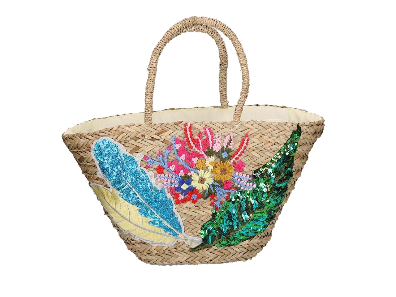 BORSA PAGLIA FOGLIE 60X16X30 1009840000