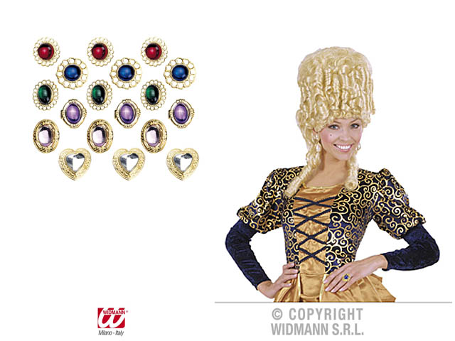 ANELLO CON GEMMA ASSORTITI IN 6 M 2104B ANELLO CON GEMMA ASSORTITI IN 6 M 2104B