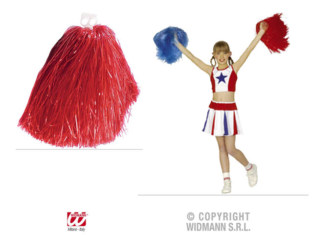 POM POM UNICOLORE ROSSO 1052R