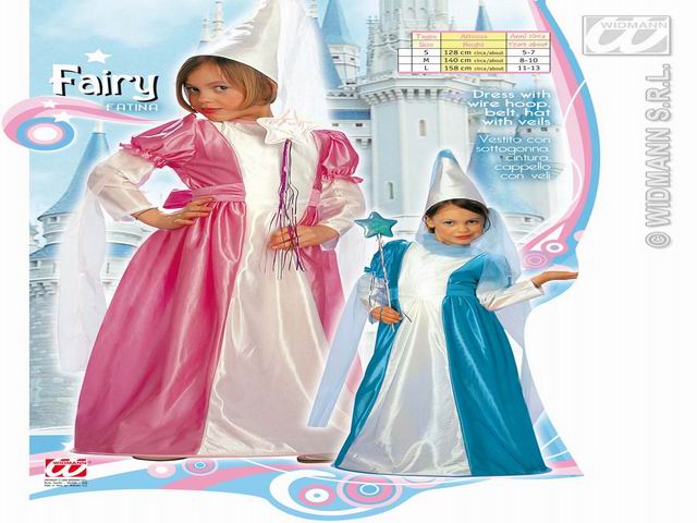 COSTUME DA FATINA COLORI ASSORTI 38688