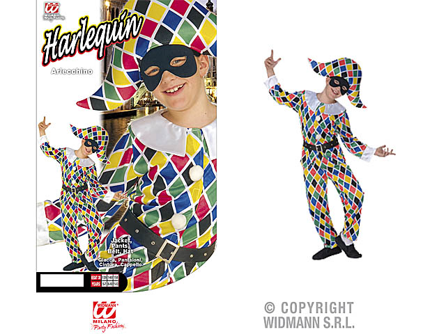 COSTUME ARLECCHINO 158CM 11-13 ANNI 55718