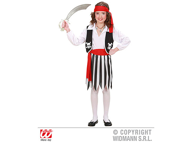 COSTUME PIRATESSA 140CM 8-10 ANNI 02637