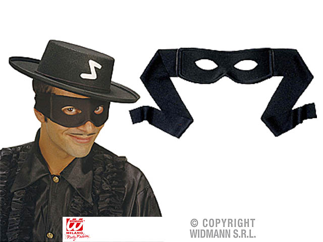 MASCHERA DOMINO BANDITO COLORE NE 6407H