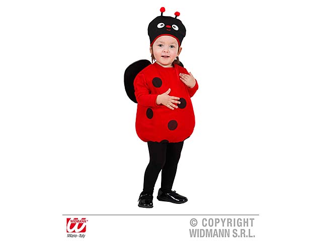 COSTUME BABY COCCINELLA 90-104CM 1-3 ANNI 1892L