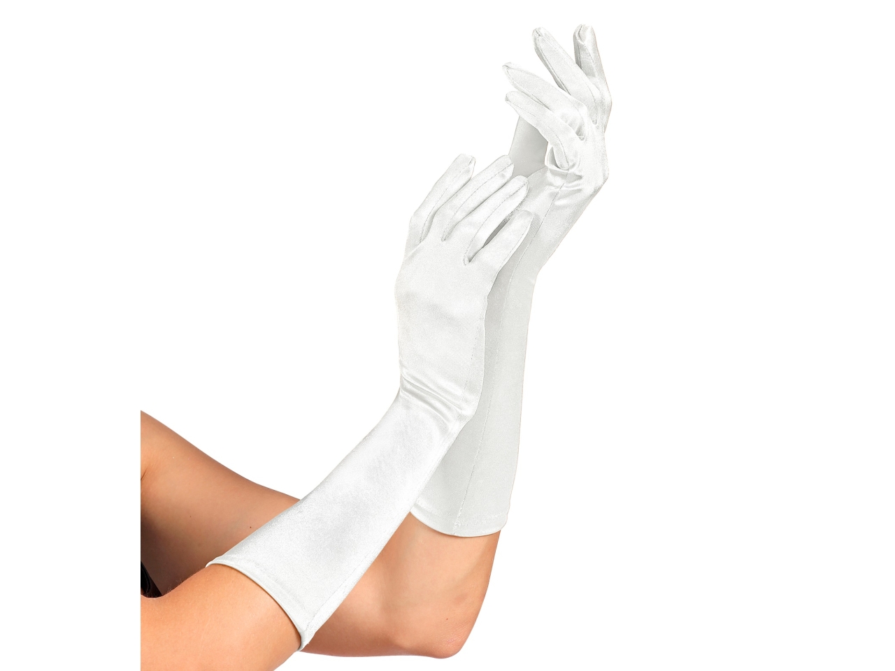 GUANTI IN RASO ELASTAN COLORE BIA 14423 GUANTI IN RASO ELASTAN COLORE BIA 14423