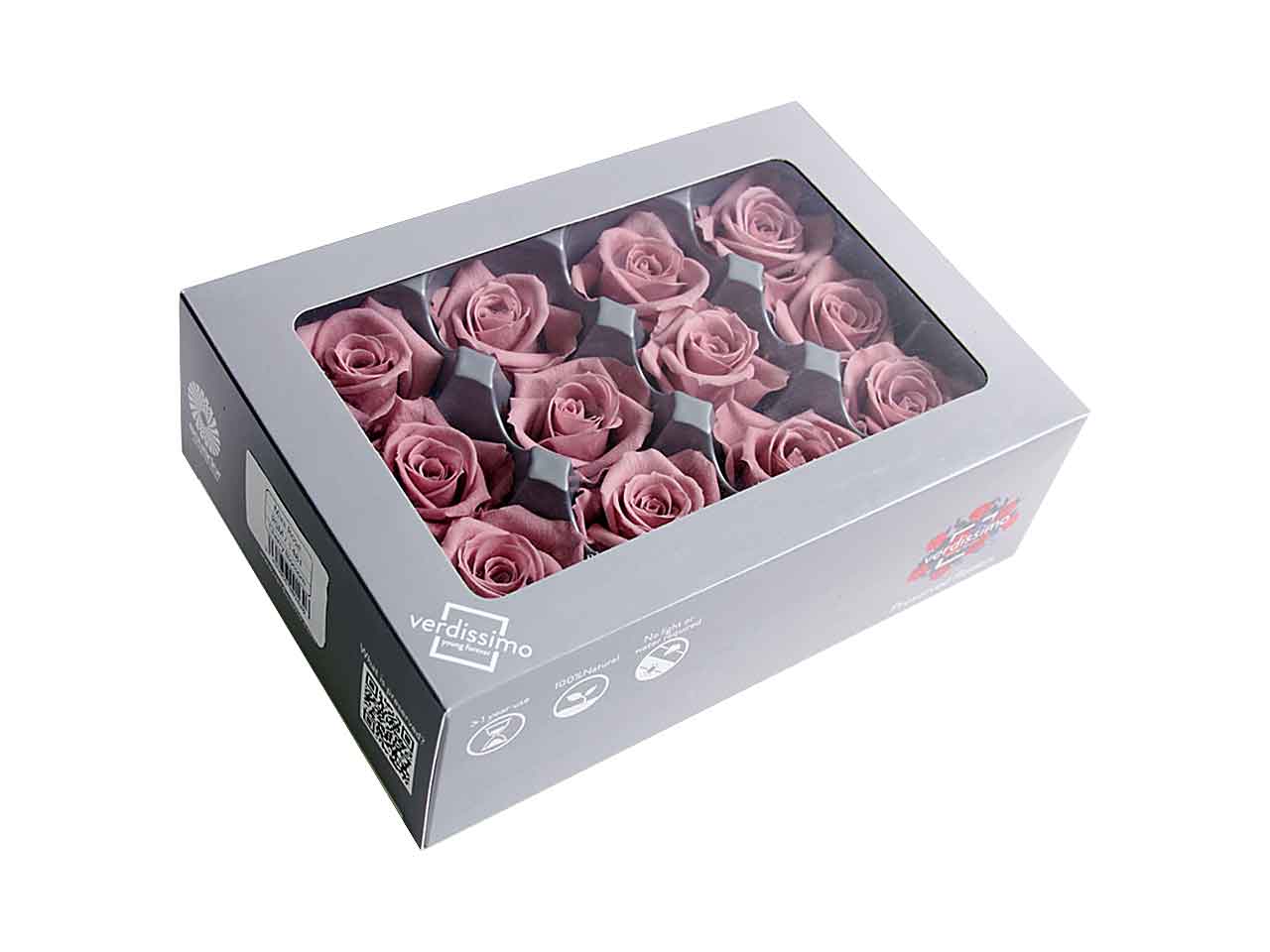 ROSA STABILIZZATA CHERRY 12pz RSM/1480