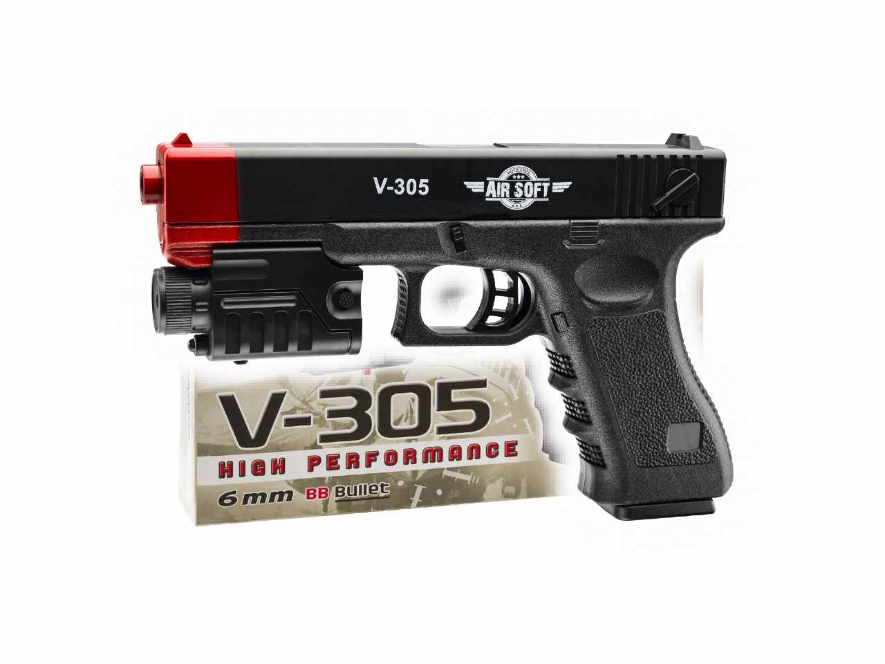 PISTOLA AIR SOFT V-305 CAL. 6 mm. 305 PISTOLA AIR SOFT V-305 CAL. 6 mm. 305