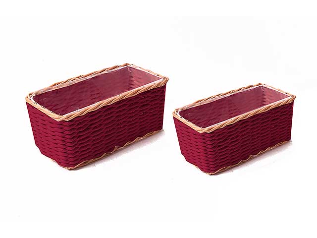 L.LANA CESTA 2pzRETT.BORDEAUX D0370.31R